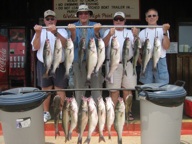 Loading the boat in June